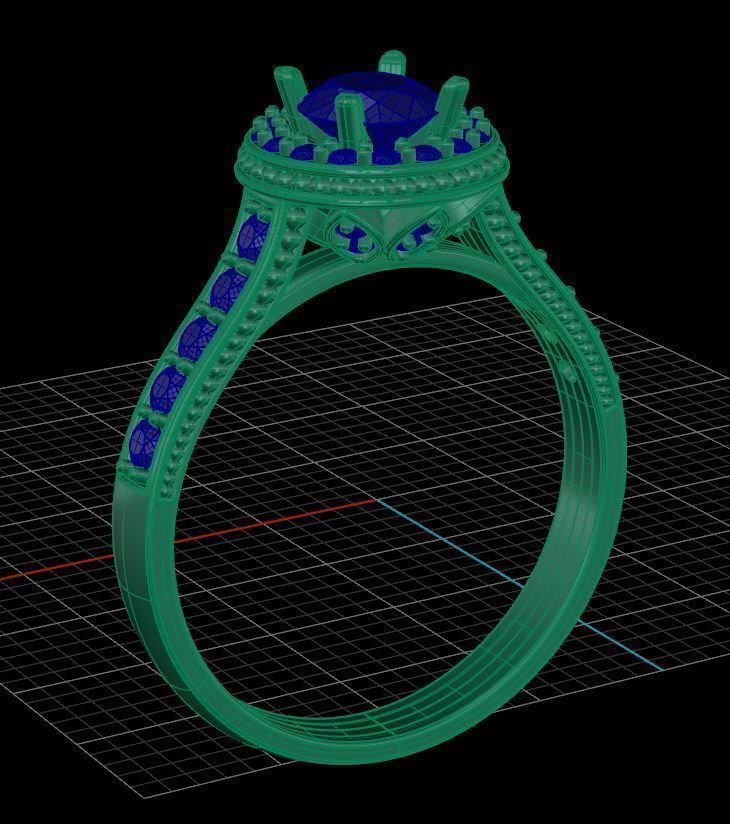 Ring 10368 3D print model_2