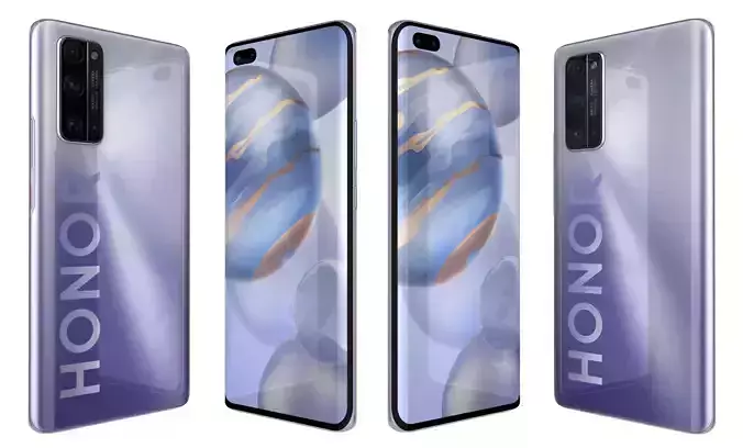Honor 30 Plus Titanium silver High Poly 