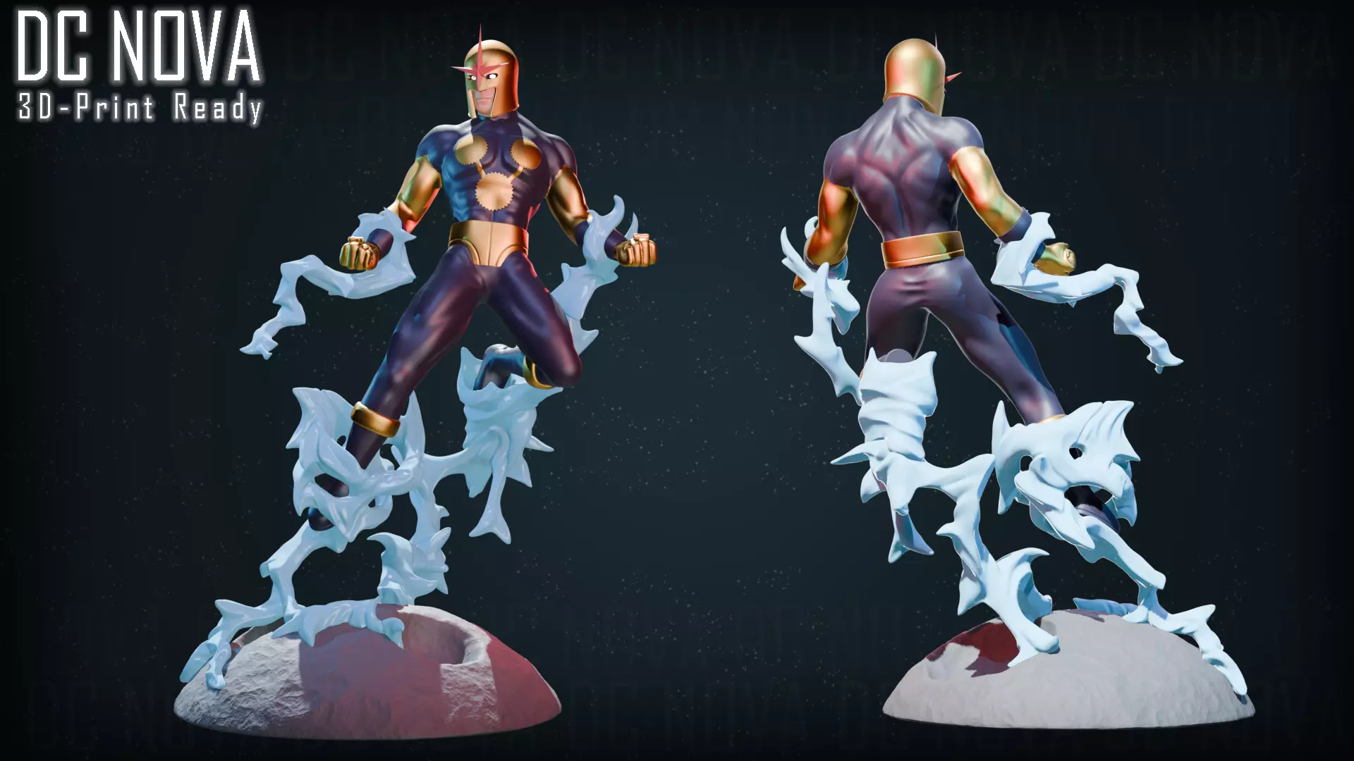 DC Nova Action Figure 3D print model_8