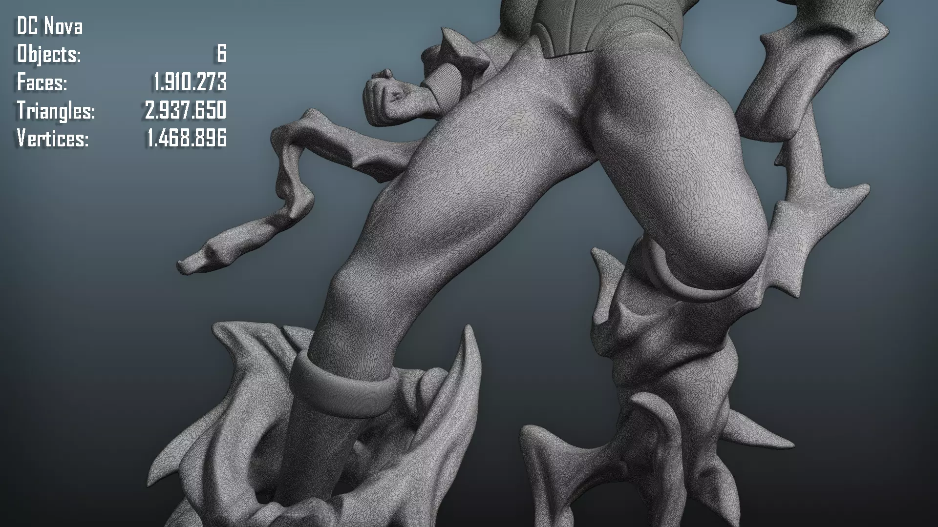 DC Nova Action Figure 3D print model_22