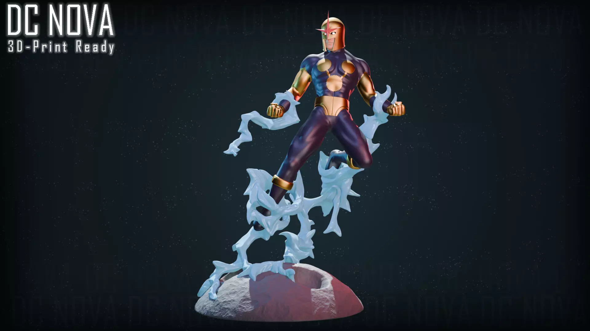 DC Nova Action Figure 3D print model_10