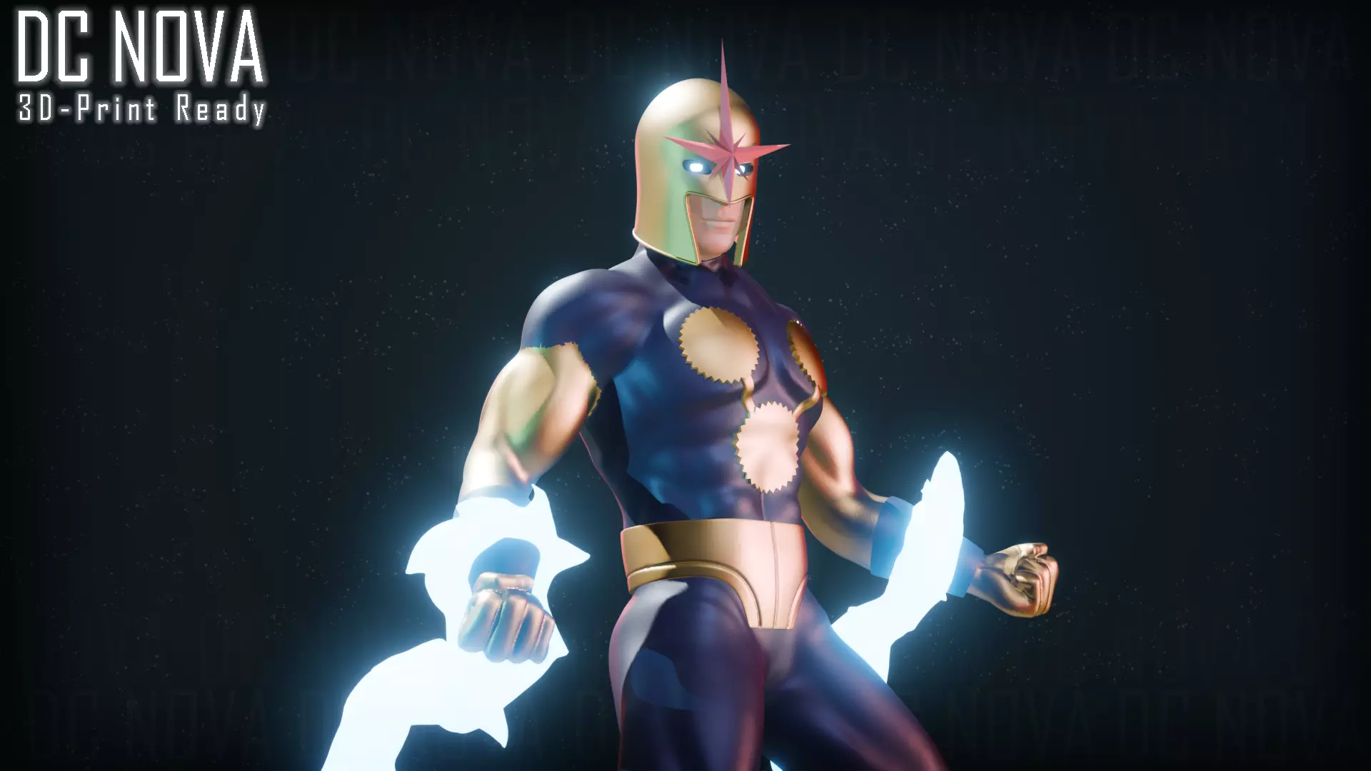 DC Nova Action Figure 3D print model_6