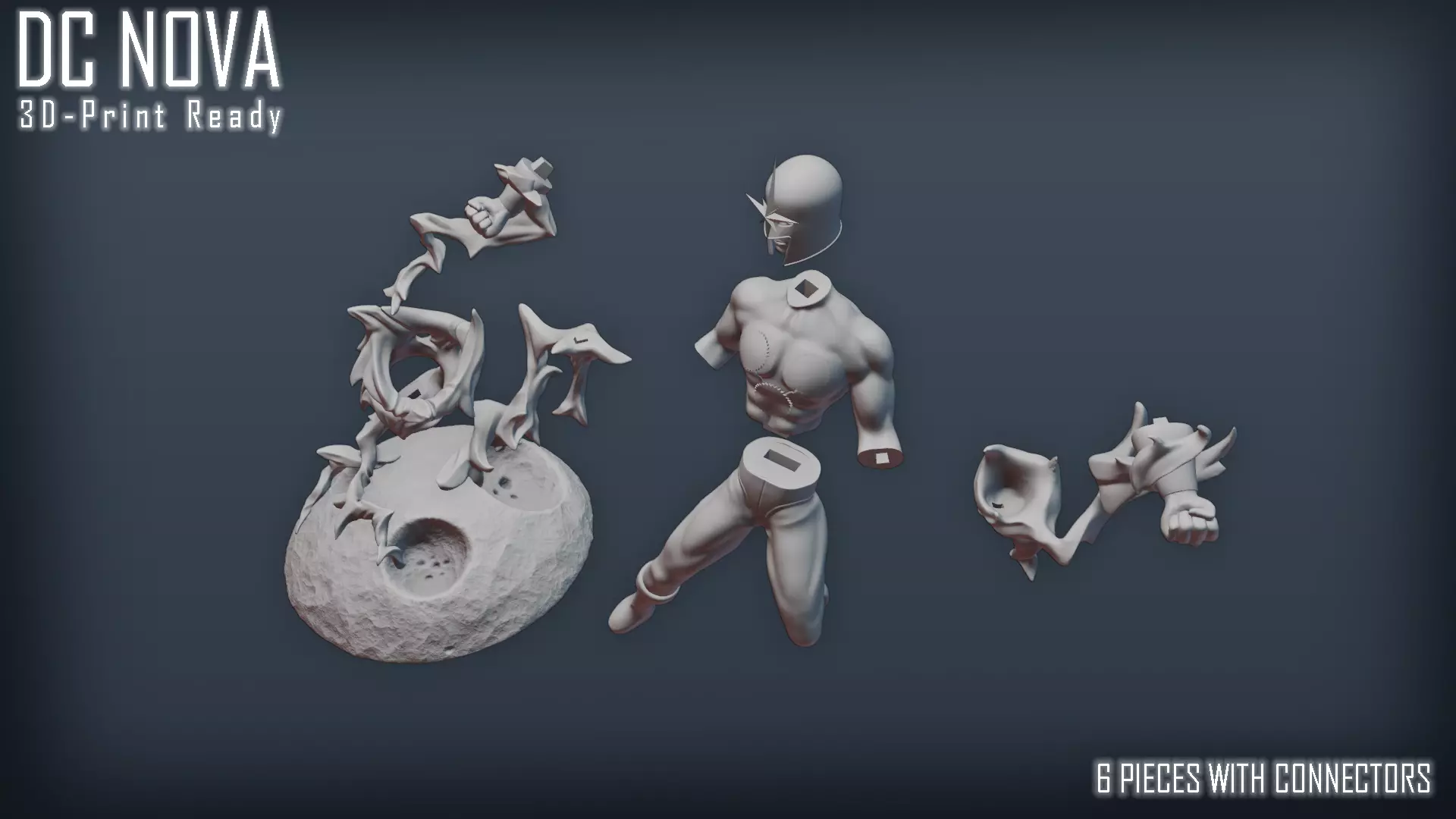 DC Nova Action Figure 3D print model_17