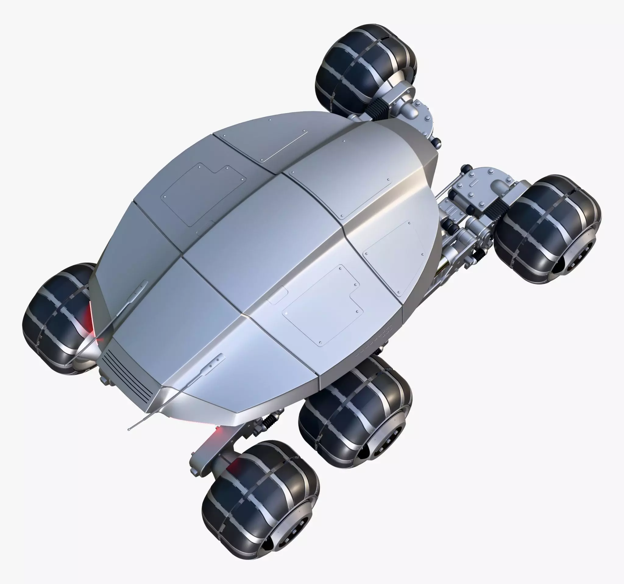 SciFi Exploration Rover Vehicle M1 3D model_2