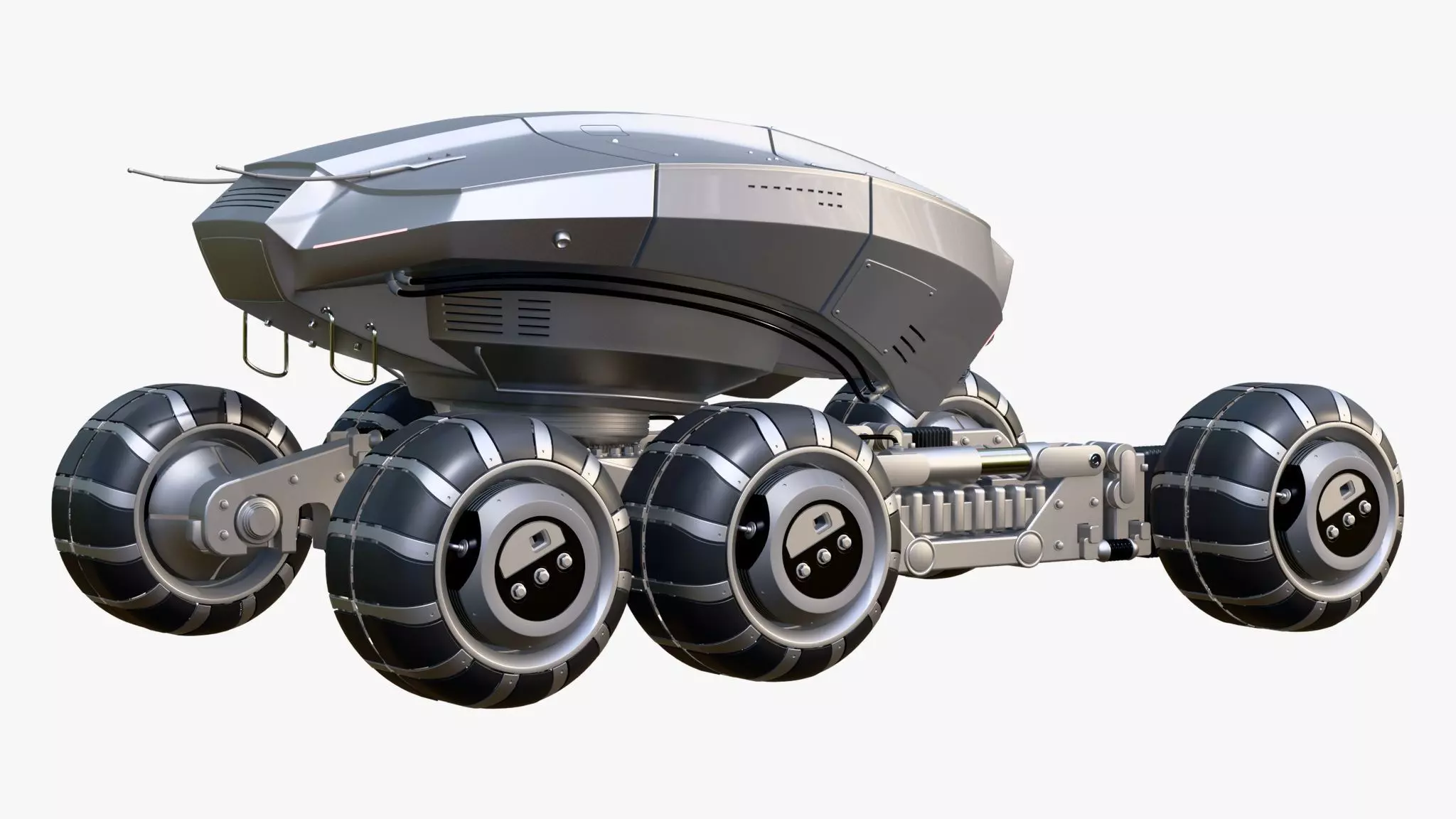 SciFi Exploration Rover Vehicle M1 3D model_1