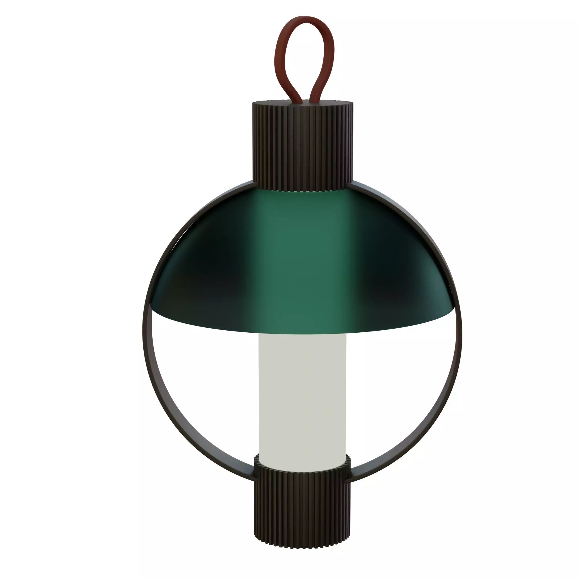Stylized Hanging Lamp 3D Model Free low-poly 3D model