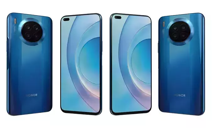 Honor 50 Lite 4G Deep Sea Blue High Poly 