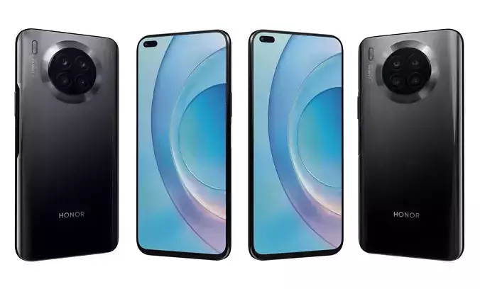 Honor 50 Lite 4G Midnight Black High Poly 