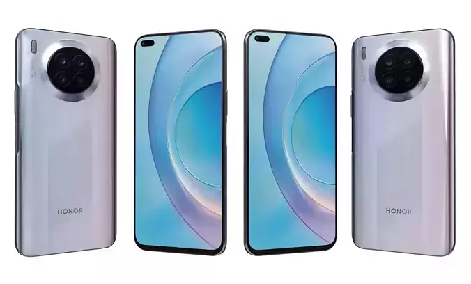 Honor 50 Lite 4G Space Silver High Poly 