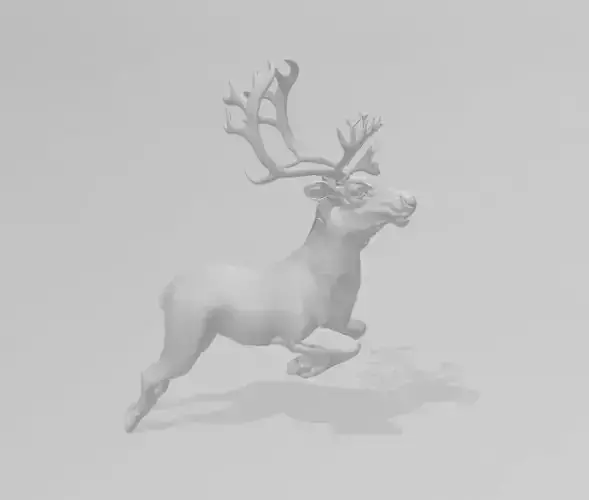 reno saltando con dos patas encogidas