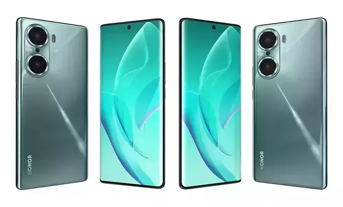 Honor 60 Green High Poly 