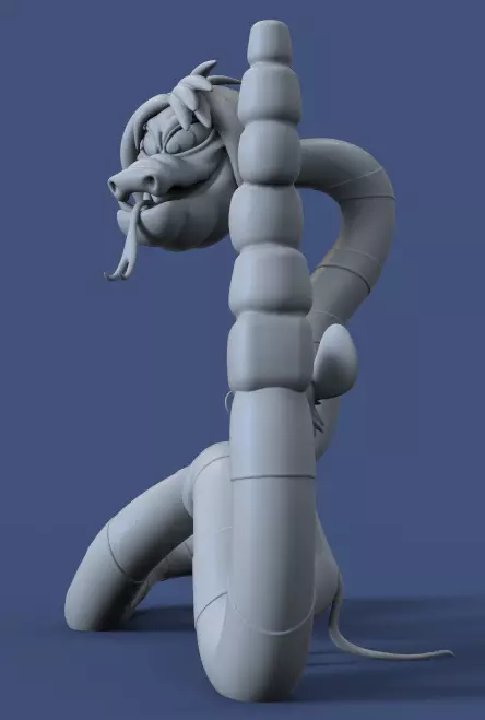 PACK MADAM MIM AND MERLIN THE SWORD IN THE STONE-PARTSnCOMPLETE 3D print model_32