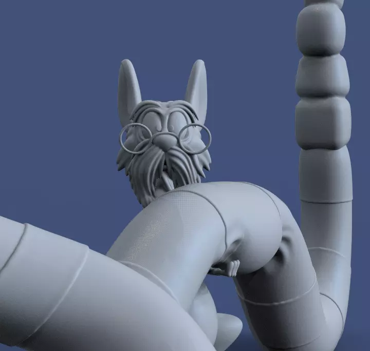 PACK MADAM MIM AND MERLIN THE SWORD IN THE STONE-PARTSnCOMPLETE 3D print model_29