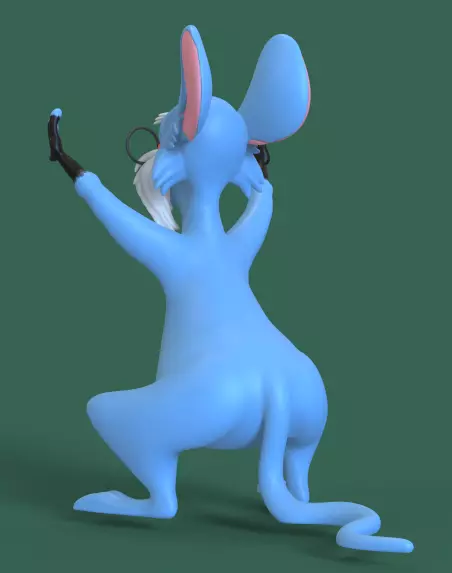 PACK MADAM MIM AND MERLIN THE SWORD IN THE STONE-PARTSnCOMPLETE 3D print model_22