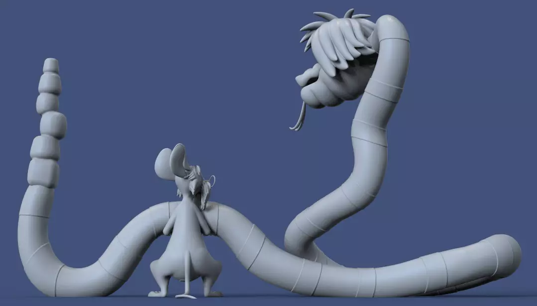 PACK MADAM MIM AND MERLIN THE SWORD IN THE STONE-PARTSnCOMPLETE 3D print model_34