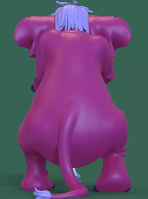 PACK MADAM MIM AND MERLIN THE SWORD IN THE STONE-PARTSnCOMPLETE 3D print model_14