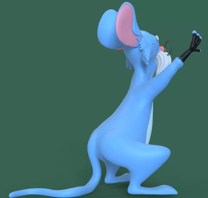 PACK MADAM MIM AND MERLIN THE SWORD IN THE STONE-PARTSnCOMPLETE 3D print model_24