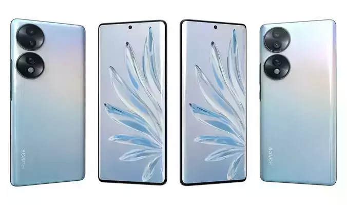 Honor 70 Blue High Poly 