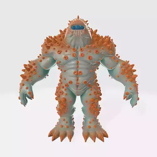 Monster Character 4 Low-poly 3D model