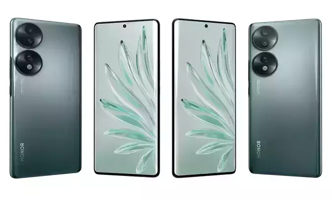 Honor 70 Green High Poly 