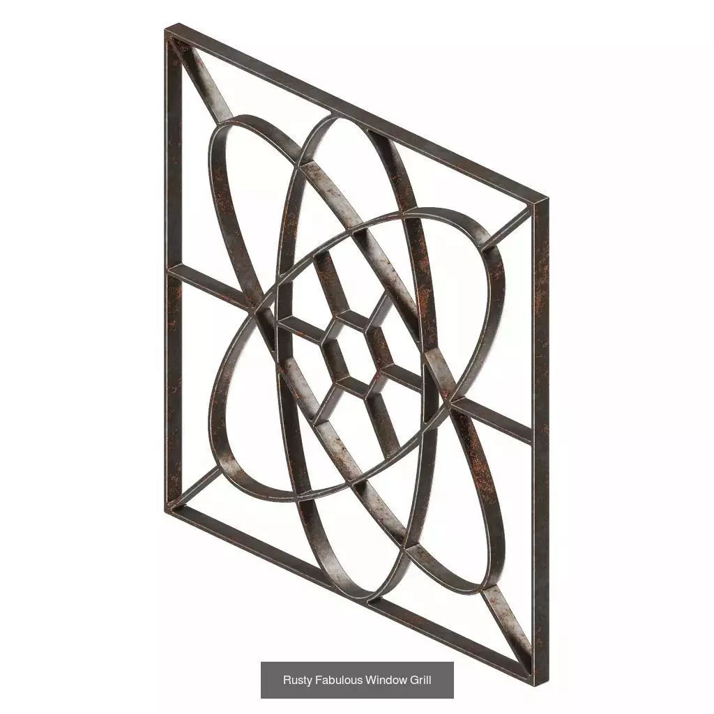 PREMIUM RUSTY ARCHITECTURAL FITTINGS PACK 3D Model Collection_8