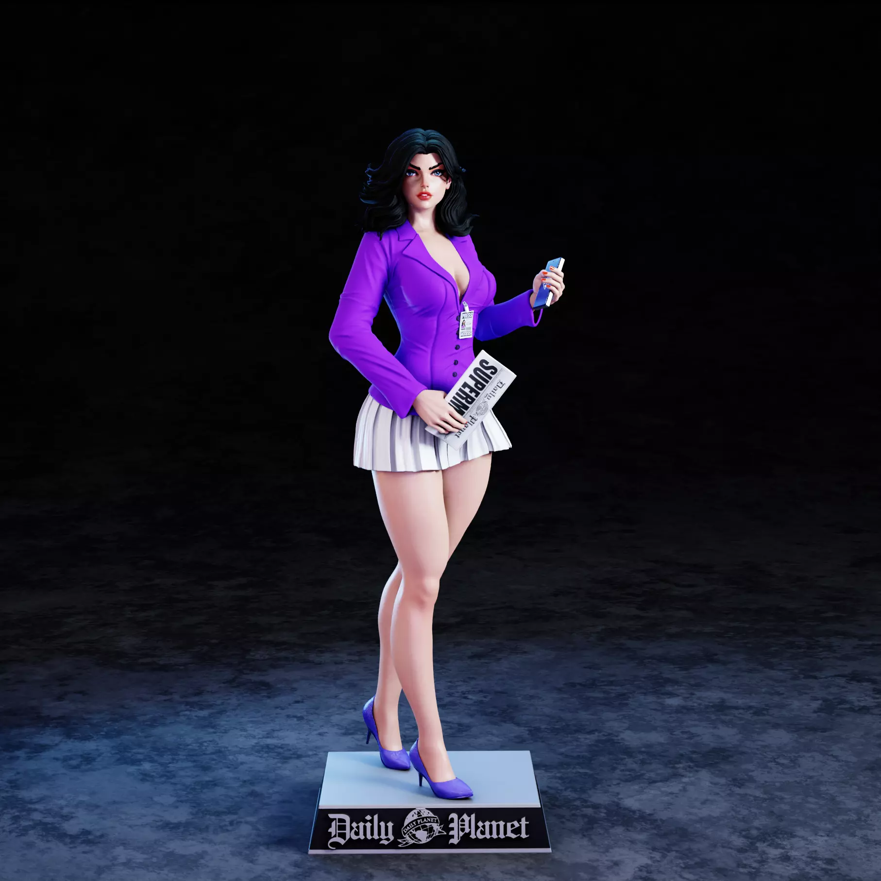 Lois Lane 3D print model_5