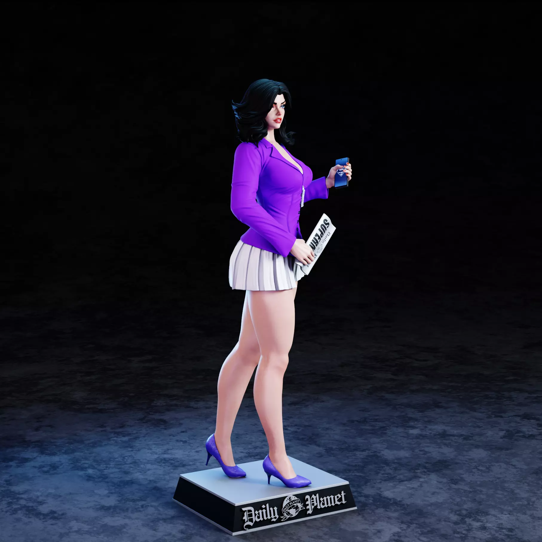 Lois Lane 3D print model_6