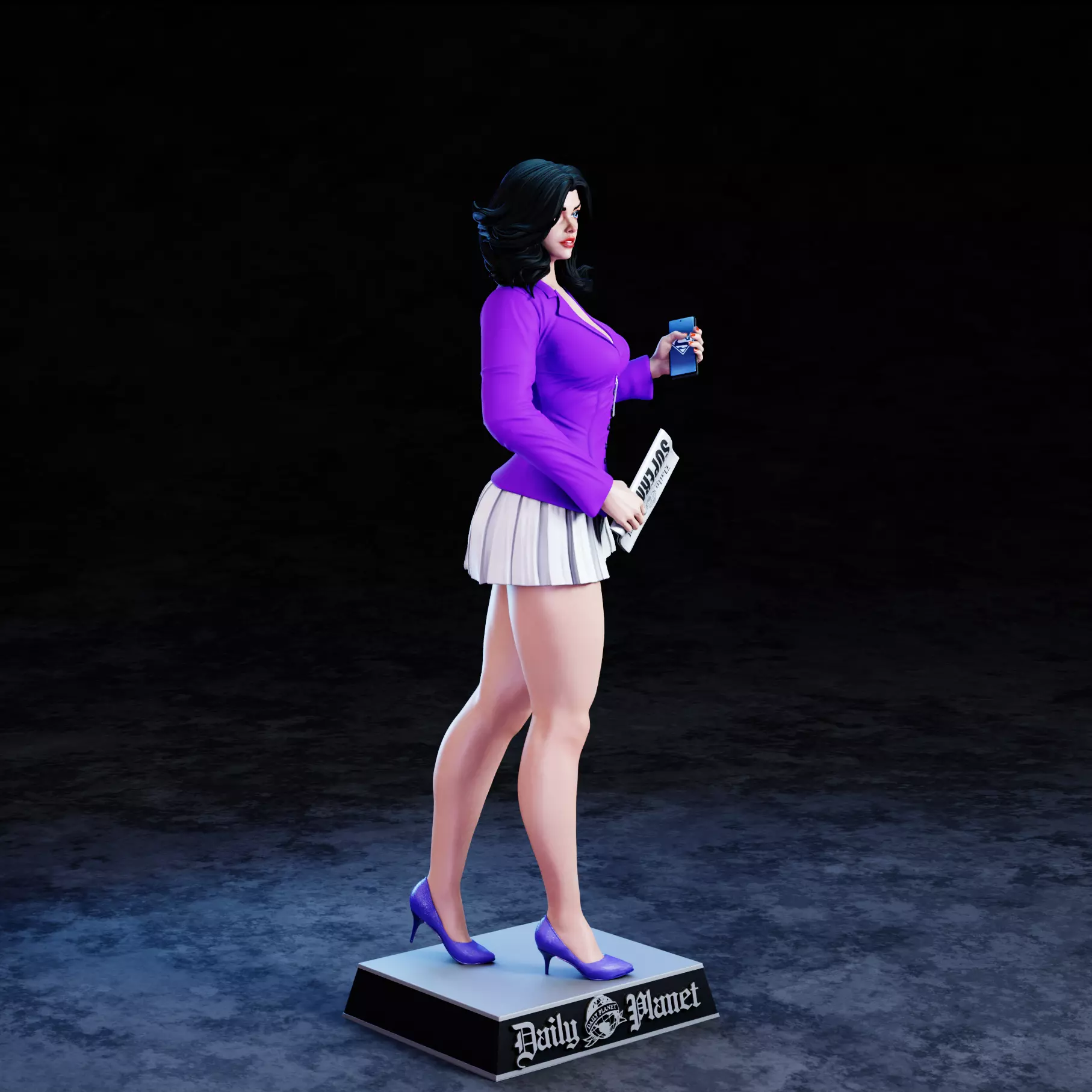 Lois Lane 3D print model_2