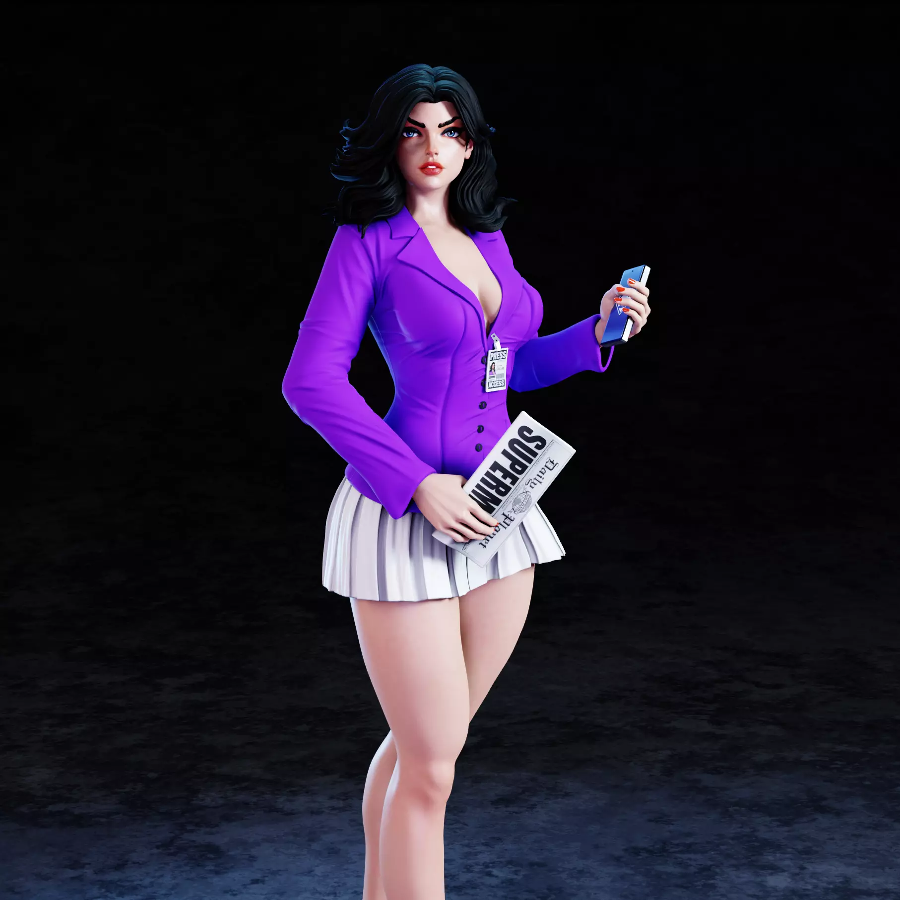 Lois Lane 3D print model_0