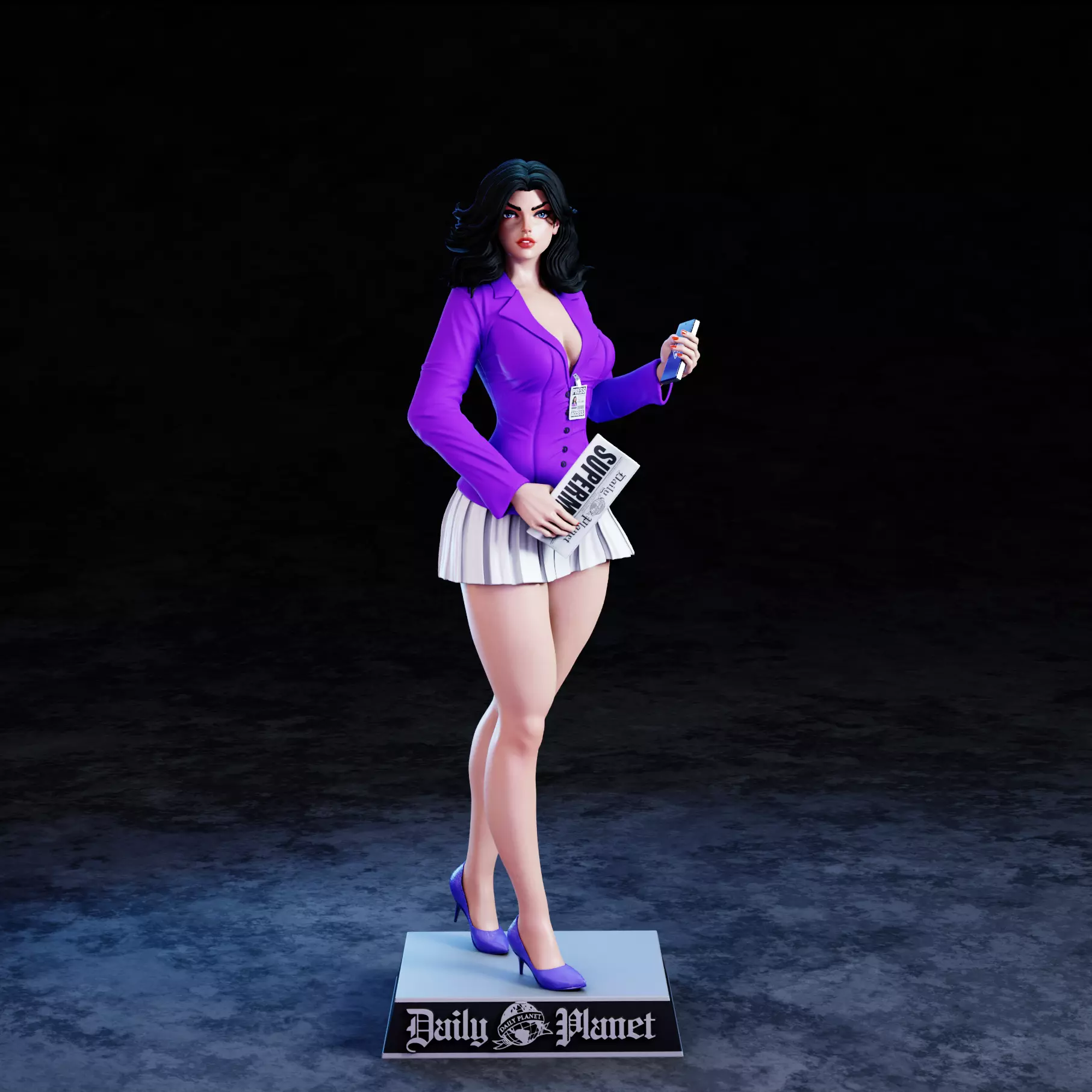 Lois Lane 3D print model_1
