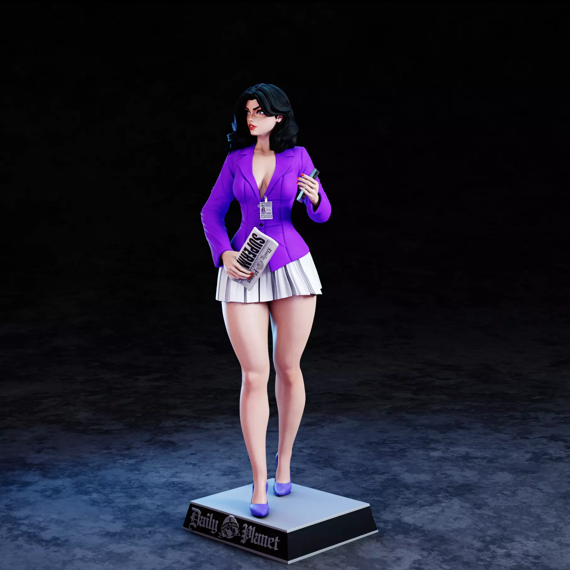 Lois Lane 3D print model_4