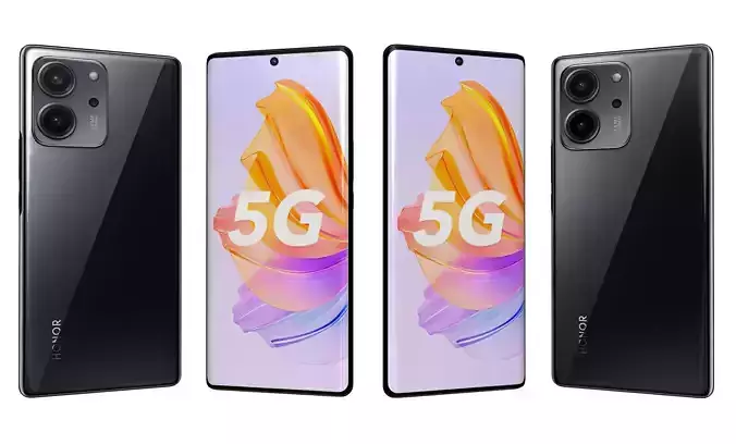 Honor 8 SE Black High Poly 