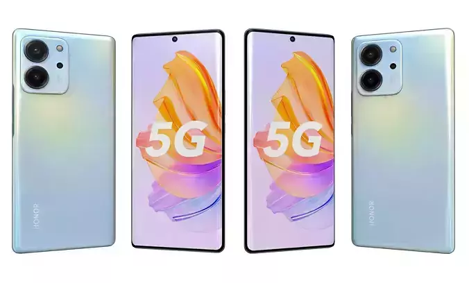 Honor 8 SE Blue High Poly 