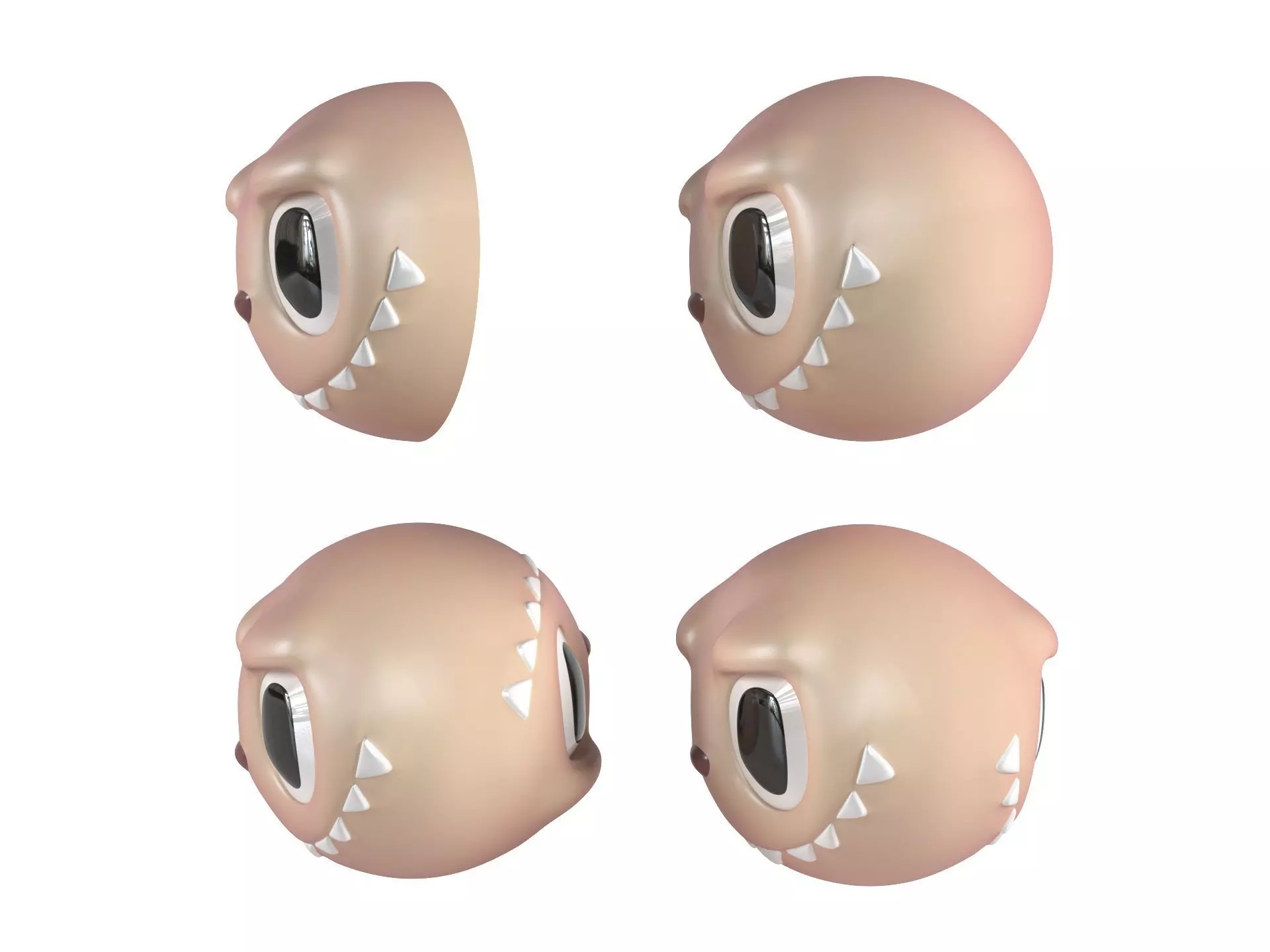 Labubu - Ball 3D print model_4