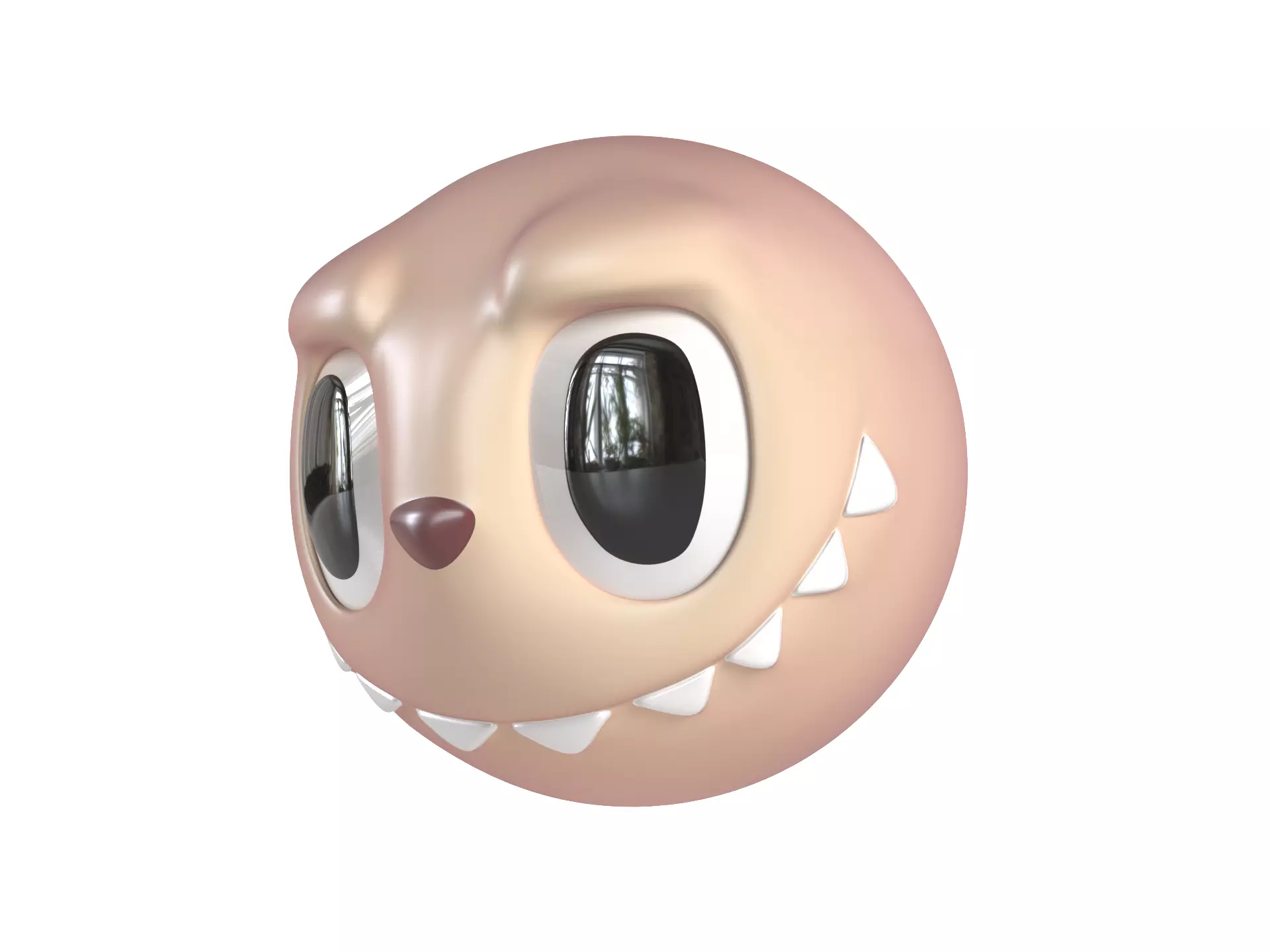 Labubu - Ball 3D print model_9