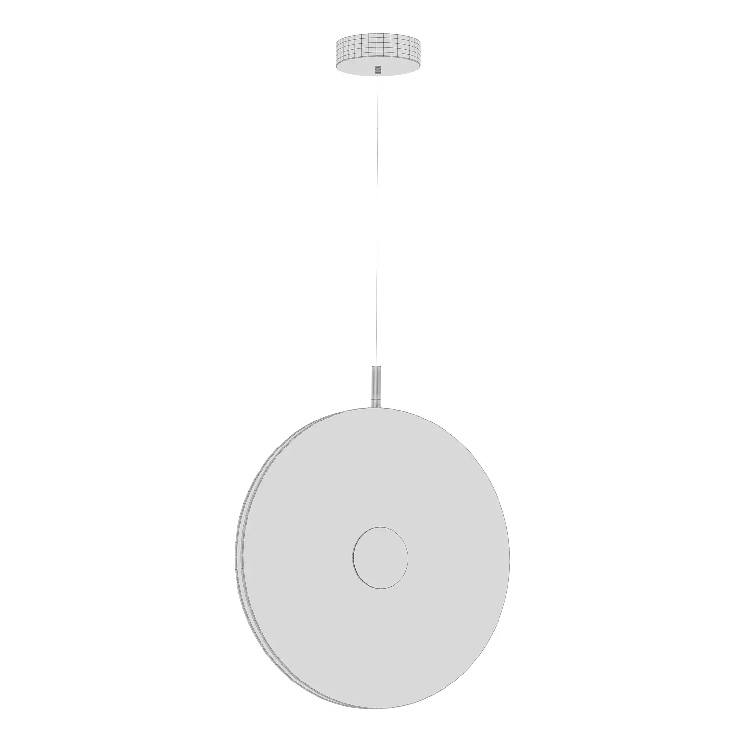 Heterochromia smoky textured glass lamp 3D model_2