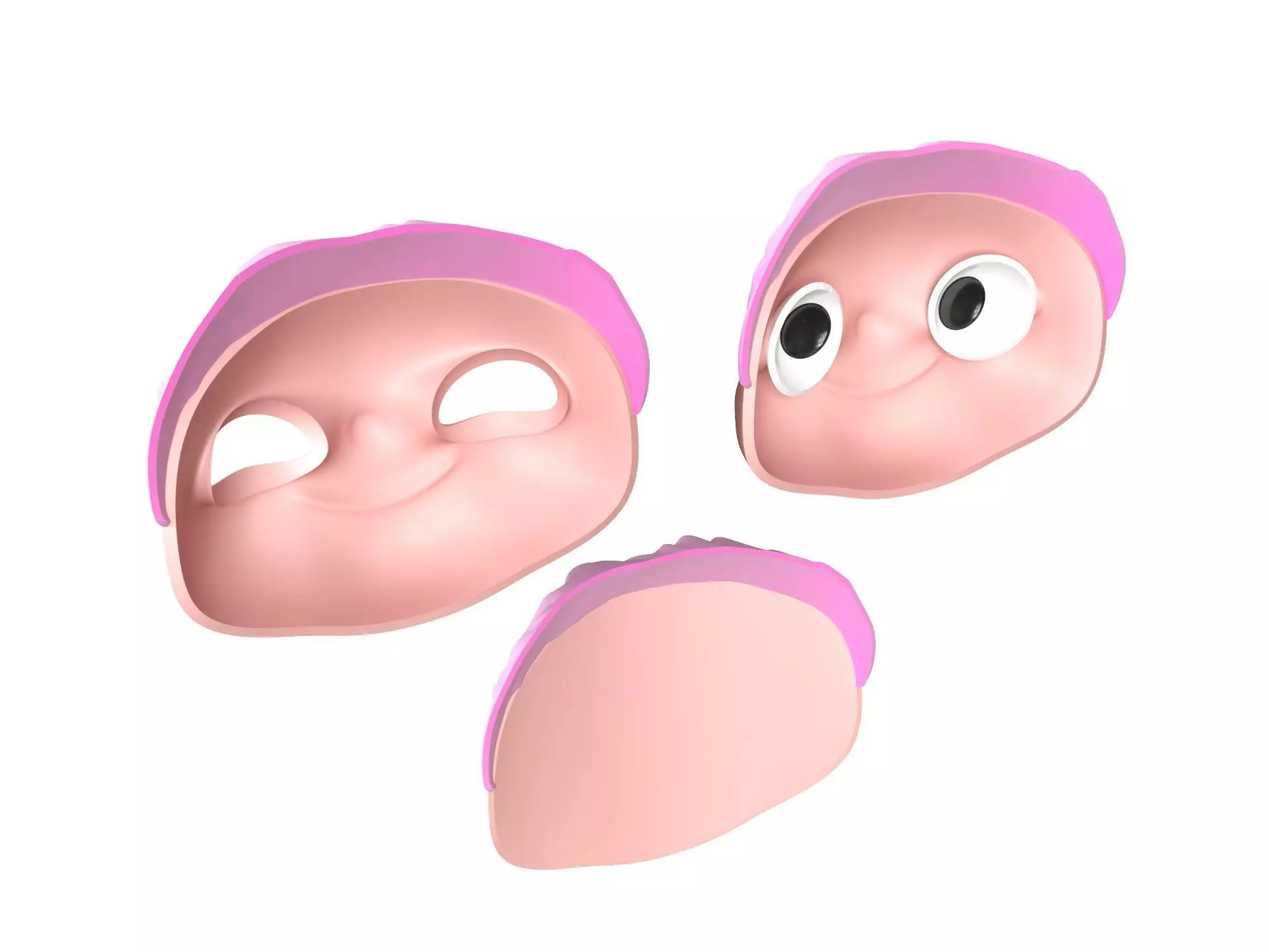 Wakuku Face 3D print model_4