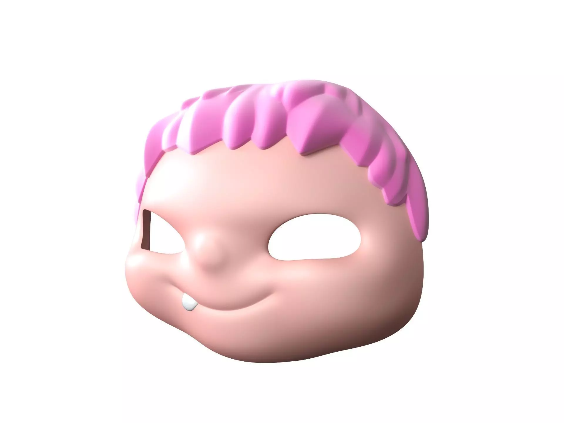 Wakuku Face 3D print model_3