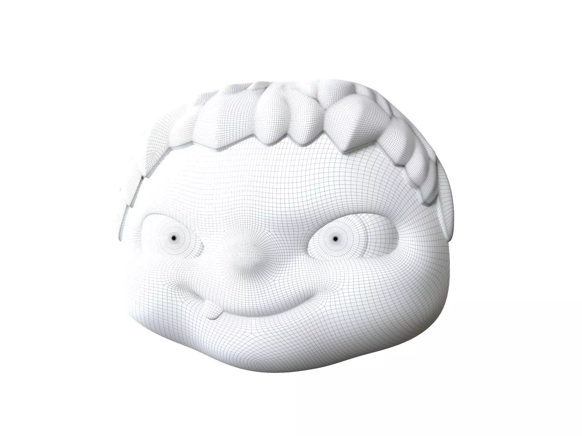 Wakuku Face 3D print model_1