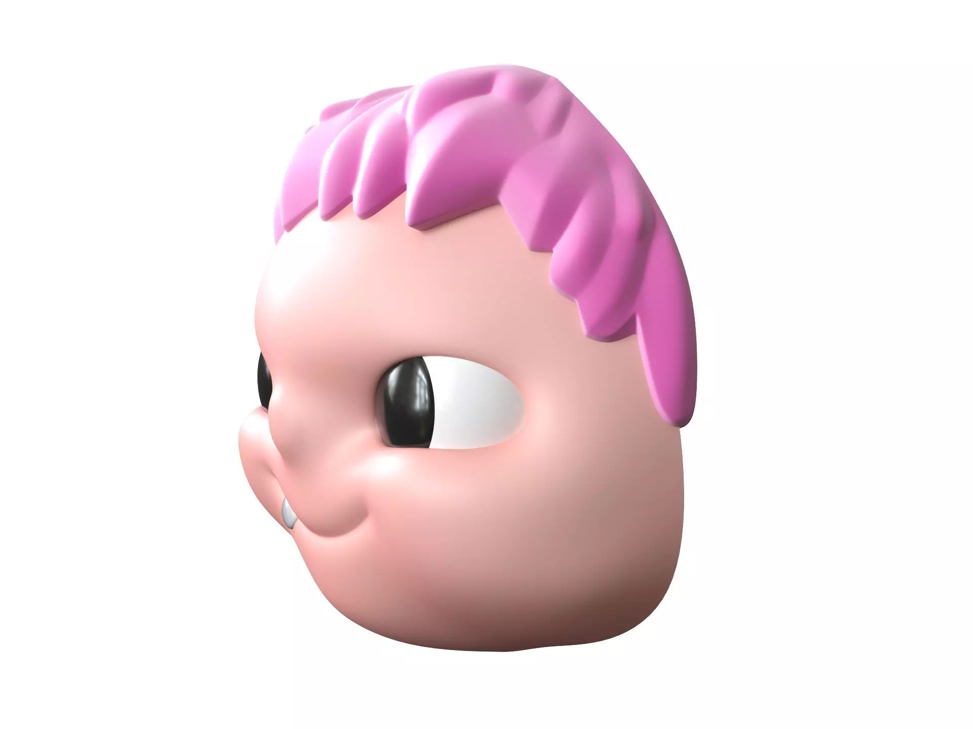 Wakuku Face 3D print model_7