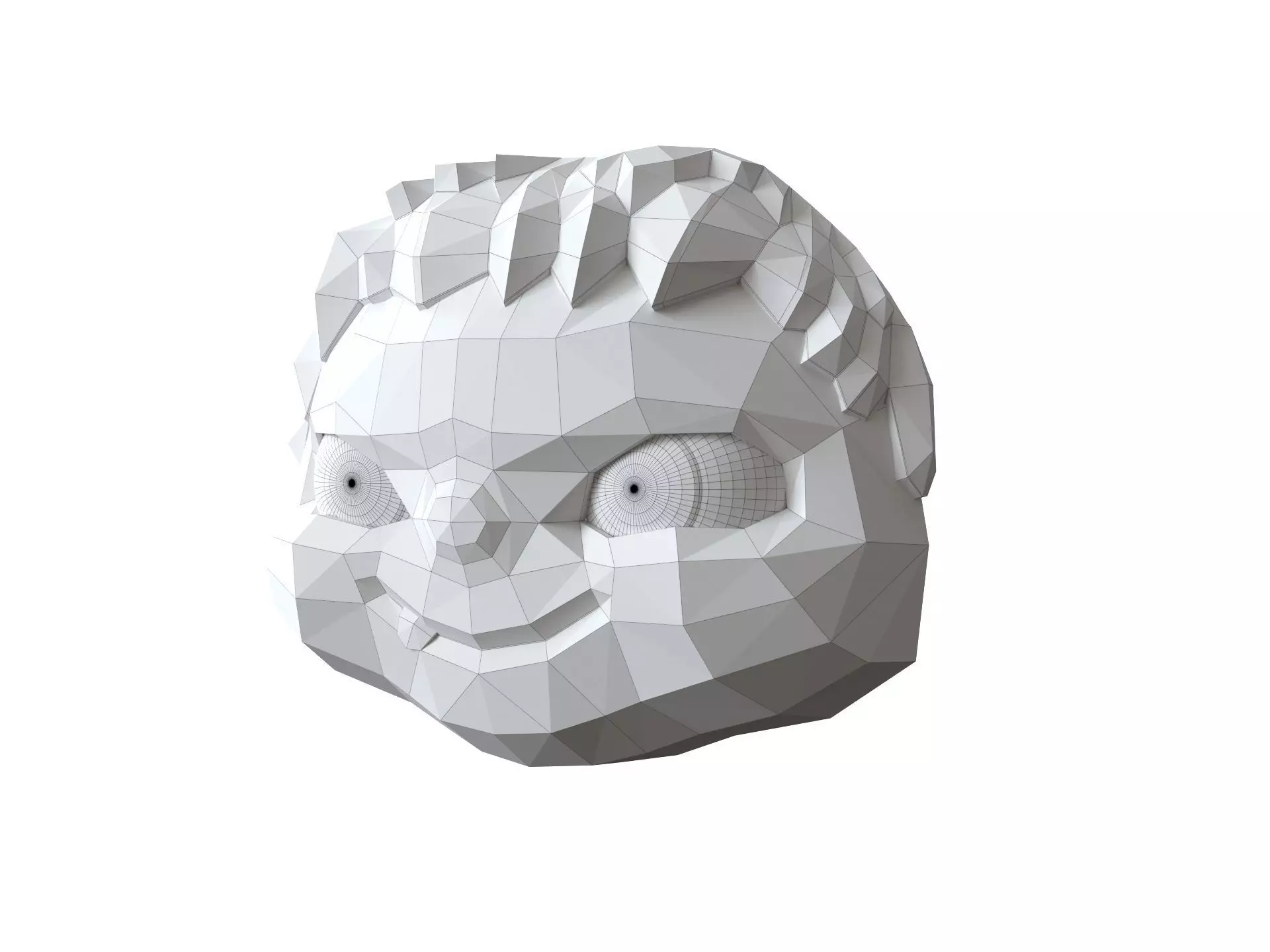 Wakuku Face 3D print model_2