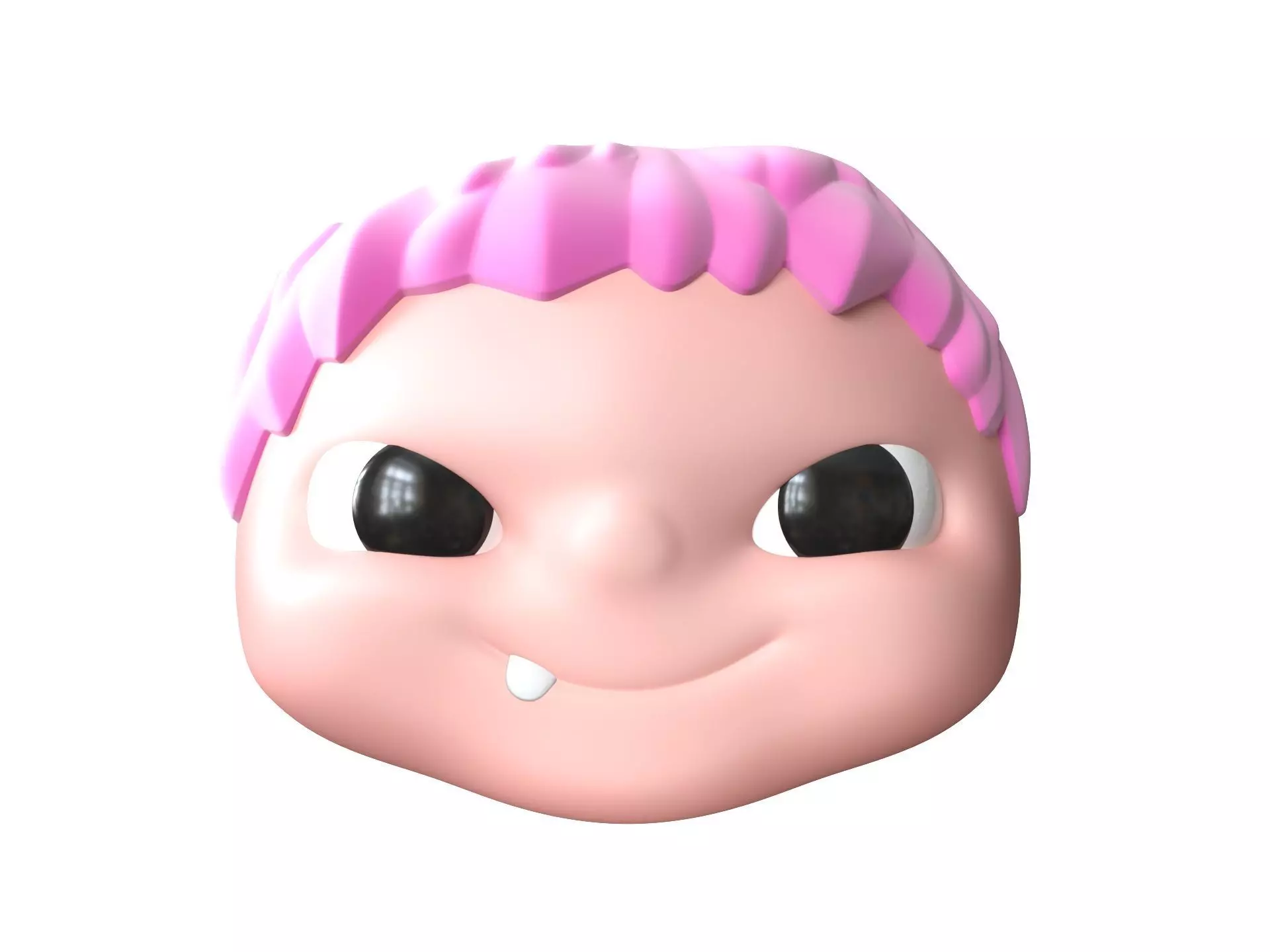 Wakuku Face 3D print model_6