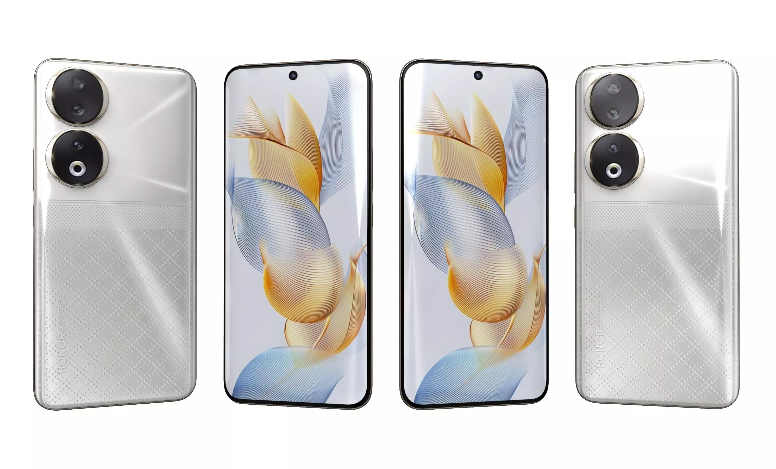 Honor 90 All Colors High Poly 3D model_21