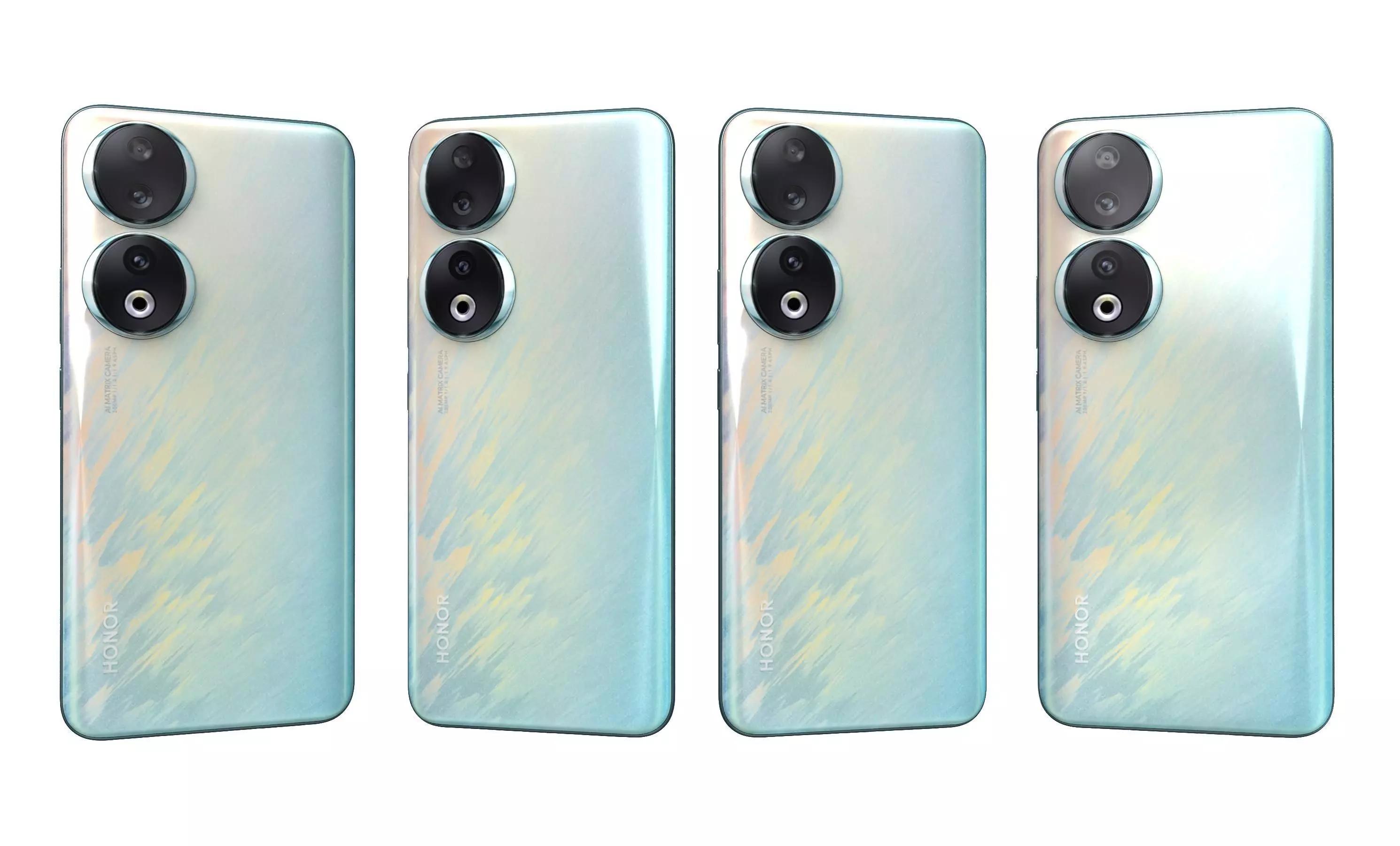 Honor 90 All Colors High Poly 3D model_11