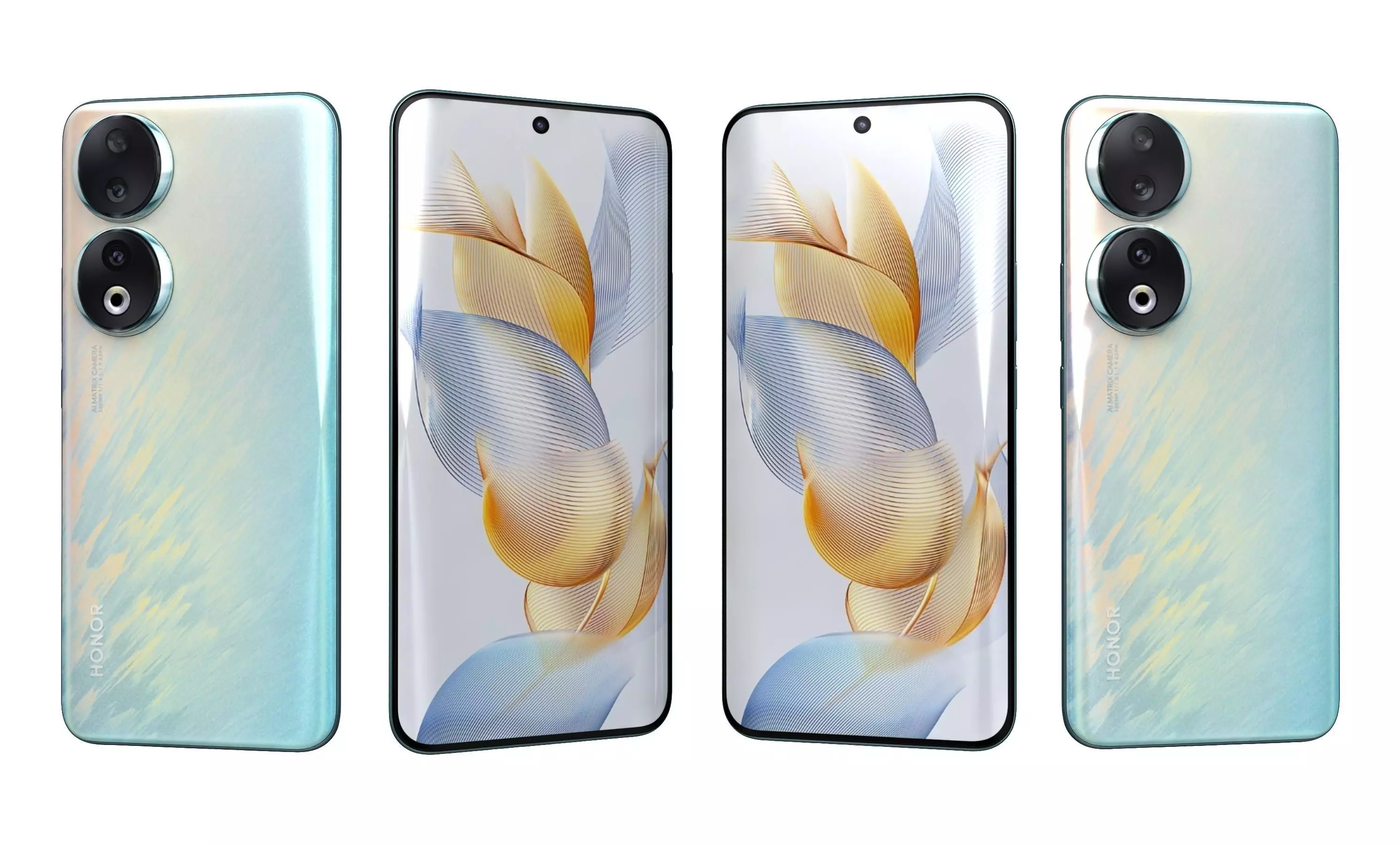 Honor 90 All Colors High Poly 3D model_28