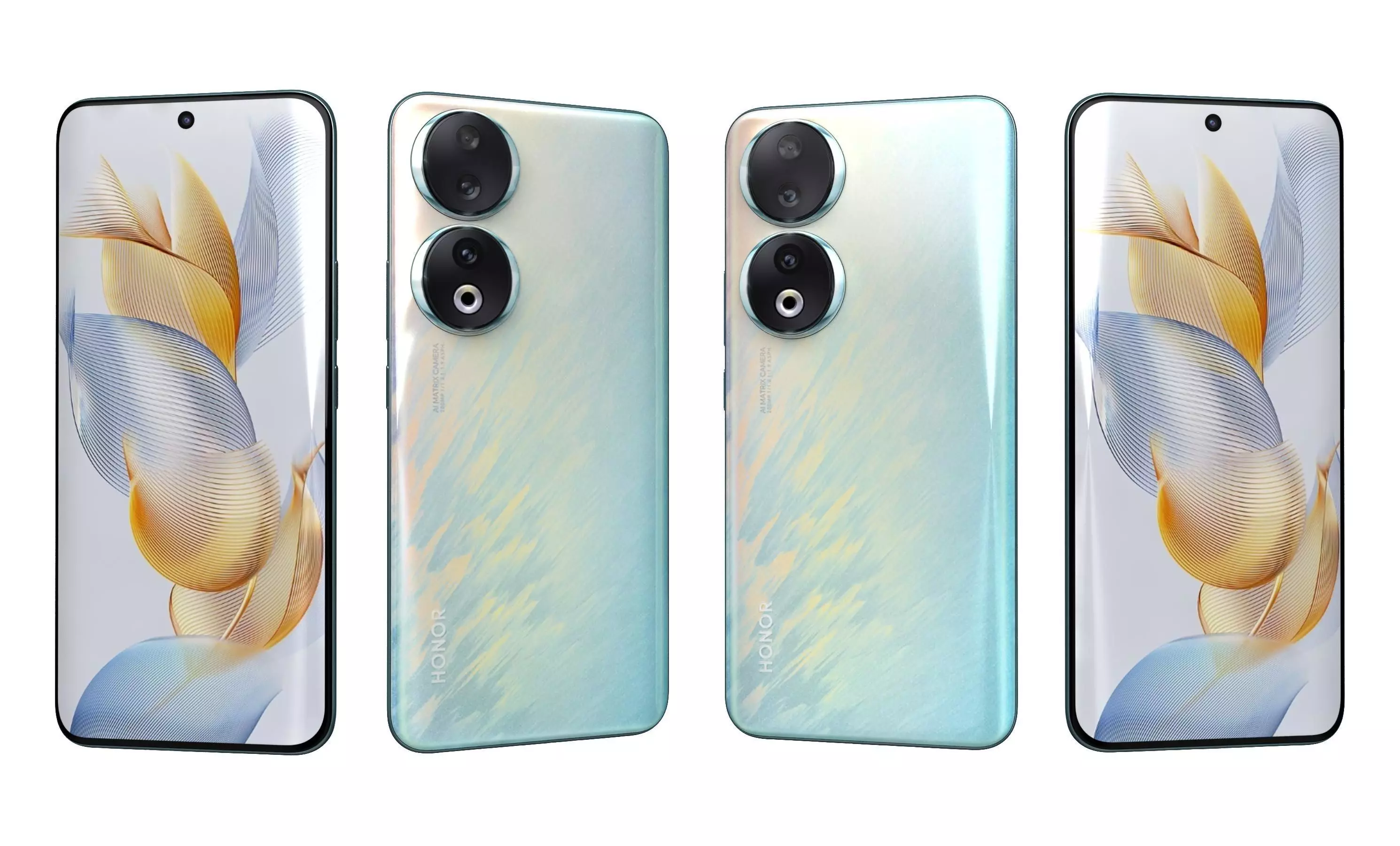 Honor 90 All Colors High Poly 3D model_27