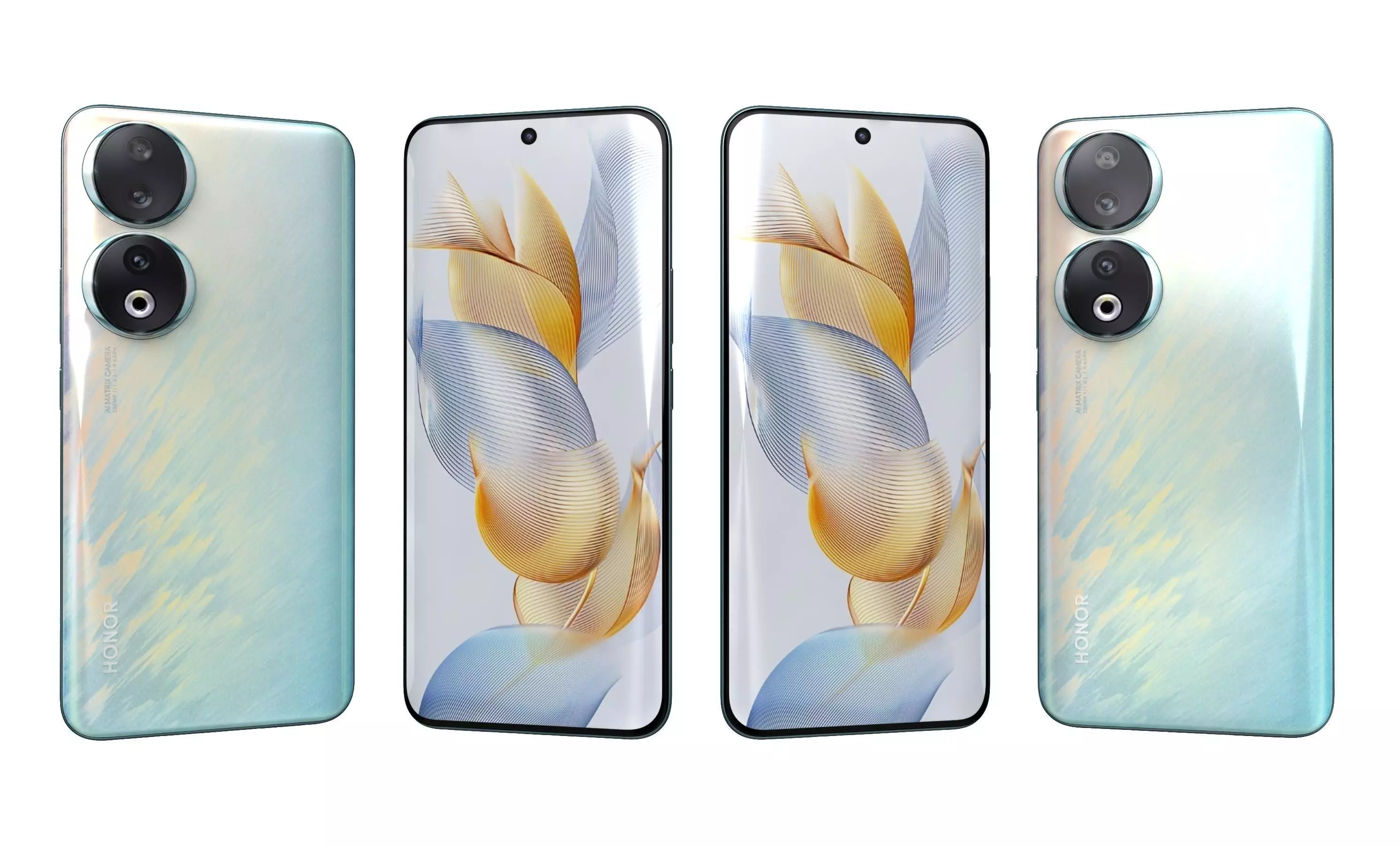 Honor 90 All Colors High Poly 3D model_15