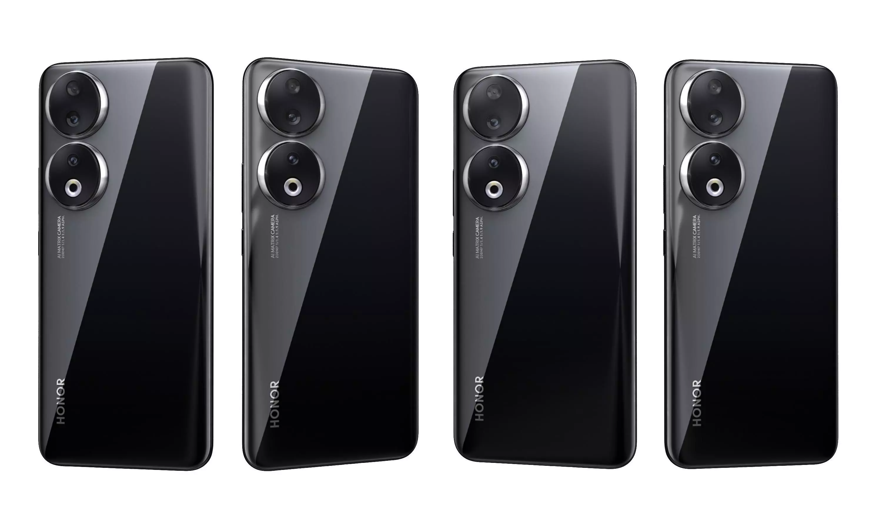 Honor 90 All Colors High Poly 3D model_39