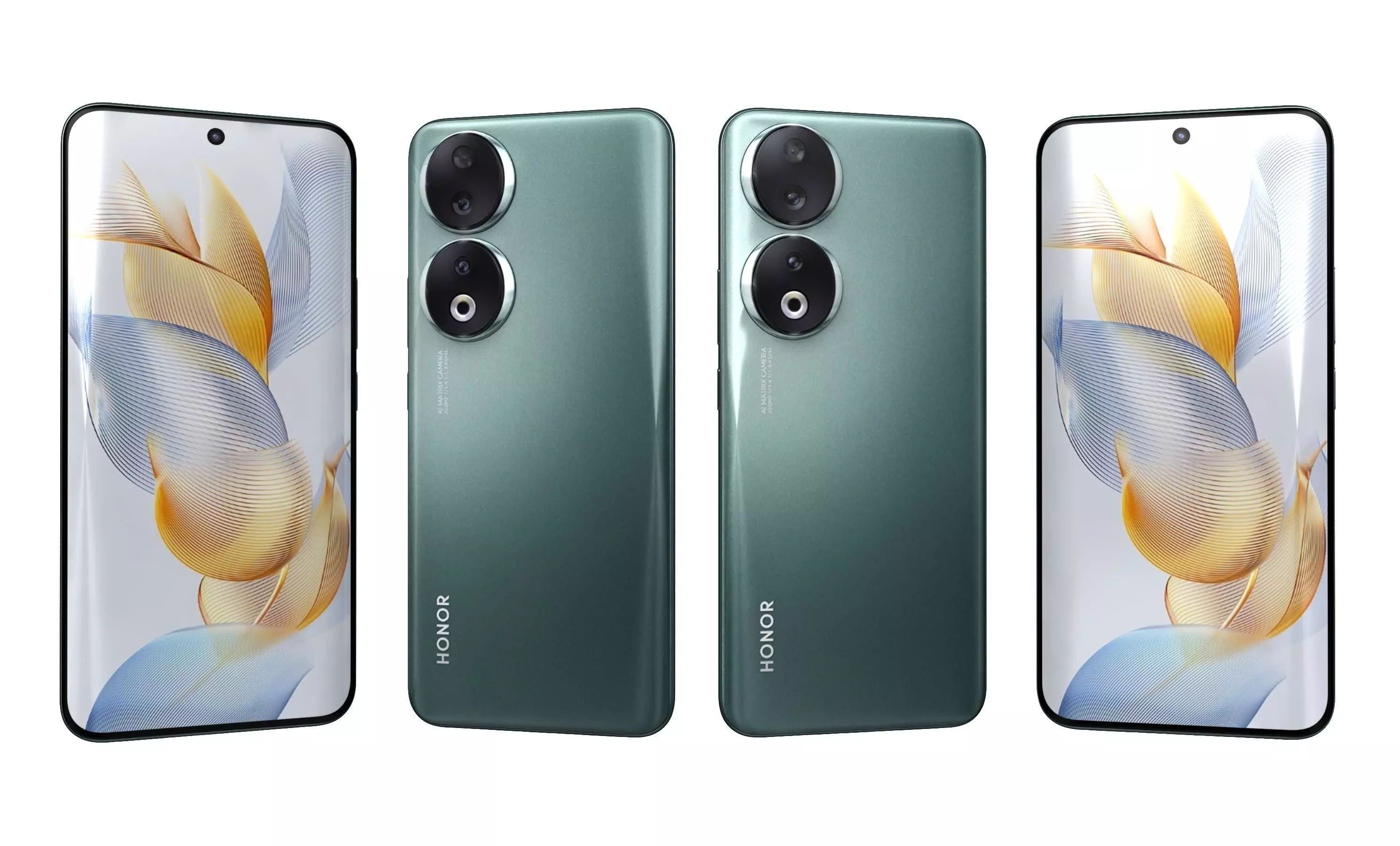 Honor 90 All Colors High Poly 3D model_13