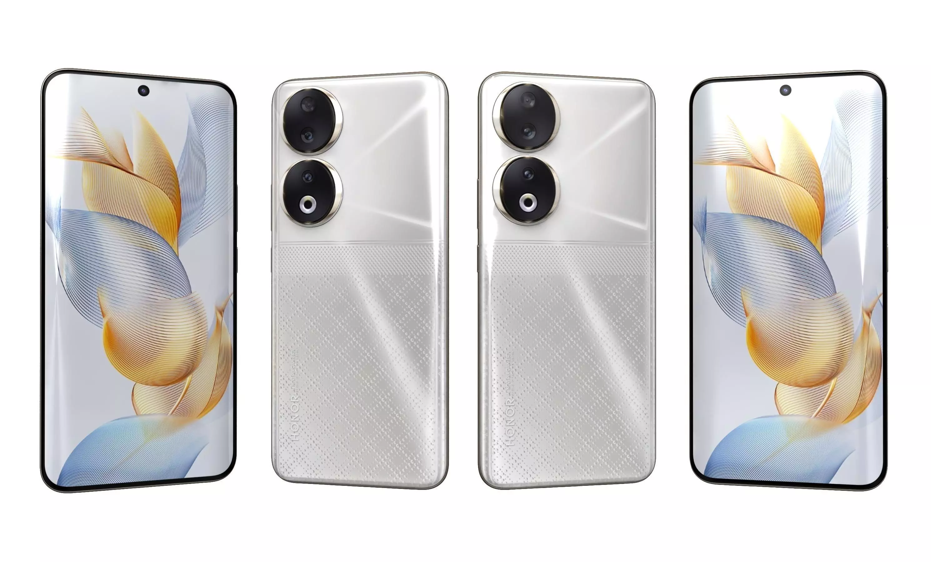 Honor 90 All Colors High Poly 3D model_5